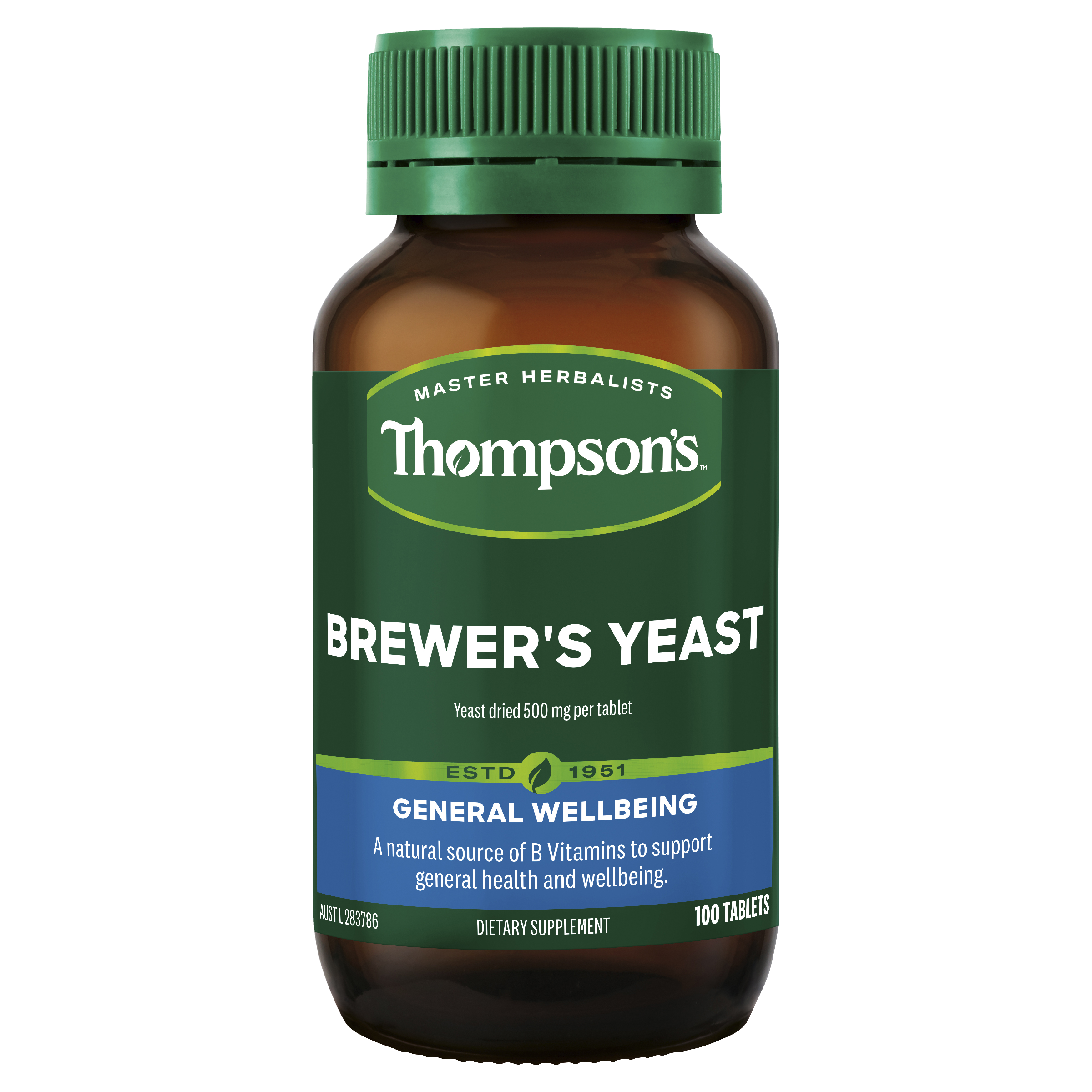 Thompsons Brewers Yeast 100 Tablets